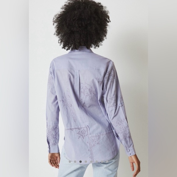 Anthropologie Handkerchief‎ button down size Small - Picture 3 of 12